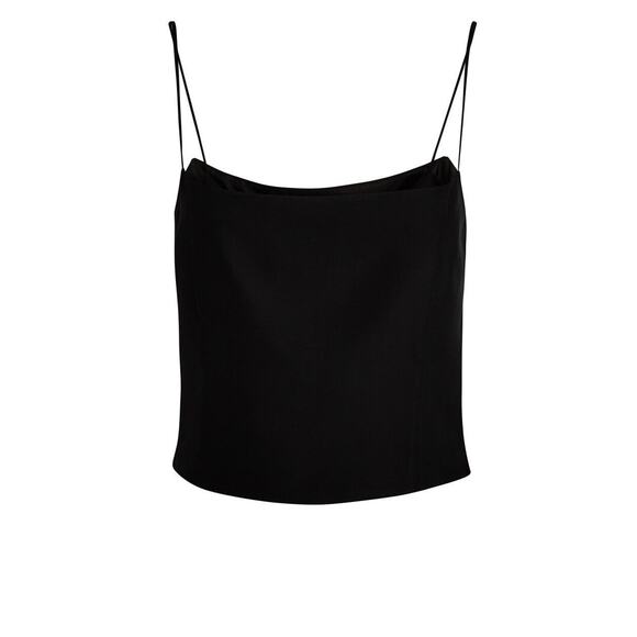 Gauge81 Tops - Gauge81 Sakai Silk Crop Top - S - Black (DZBIgv)